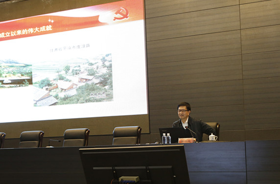住建委党委书记宋力威到天津城建大学调研并讲授思政课