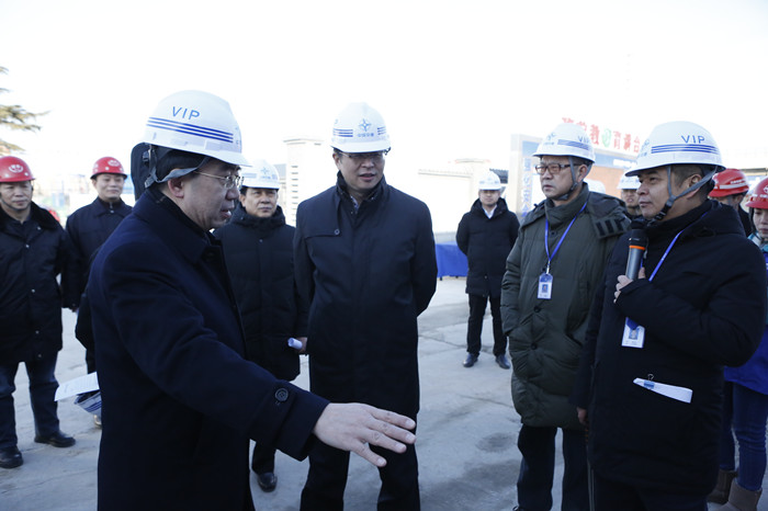 住建委主任蔡云鹏带队检查重点工程安全生产