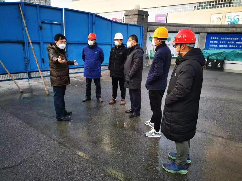 蔡云鹏主任暗访检查建筑工地疫情防控工作