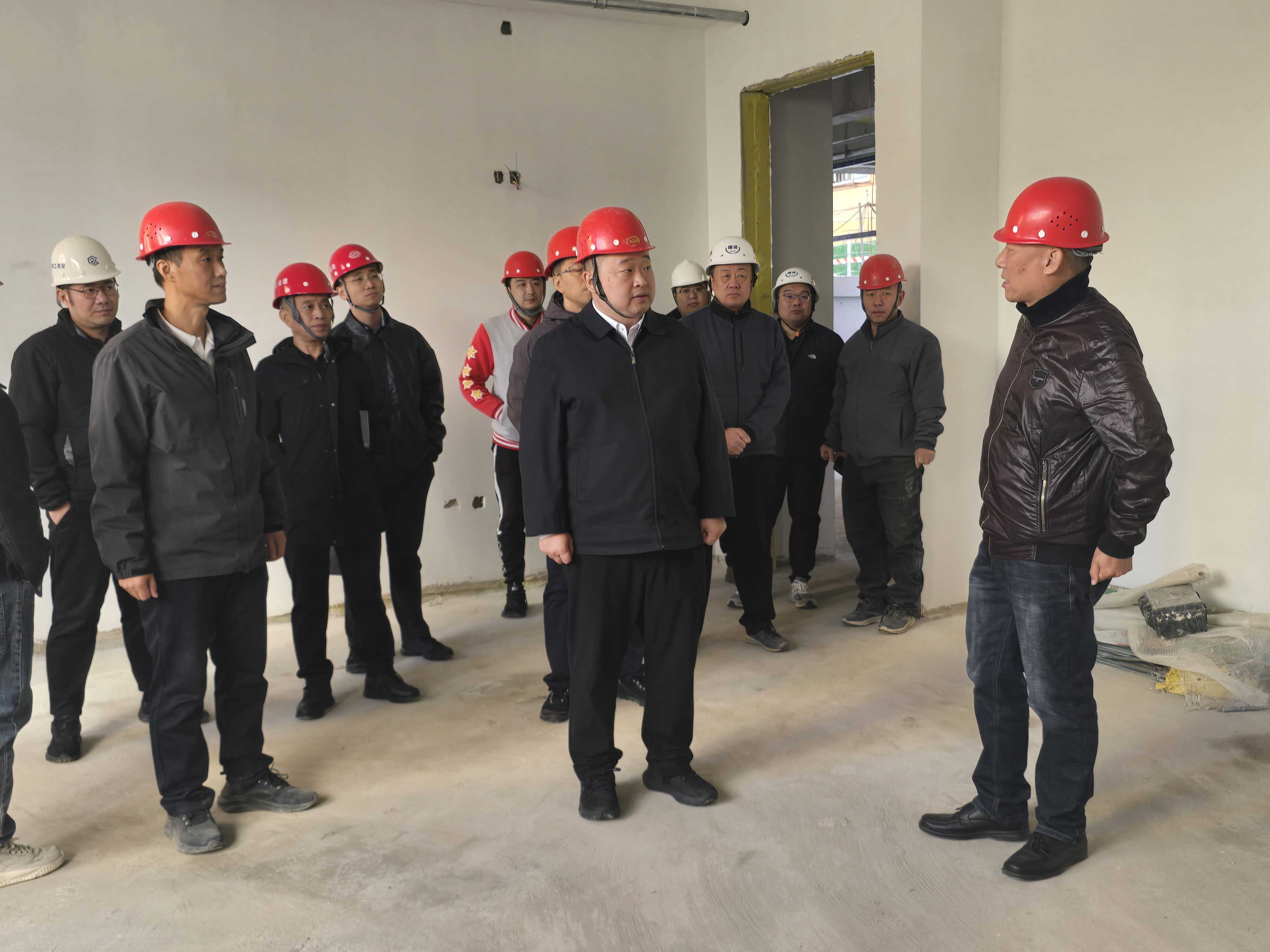市住房城乡建设委赴河东区在施项目开展安全生产督导检查
